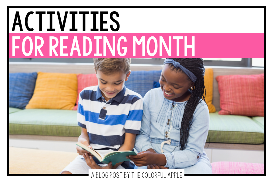 We celebrate reading all year, but here are some fun reading month activities for March!  A great way to switch things up in your classroom.