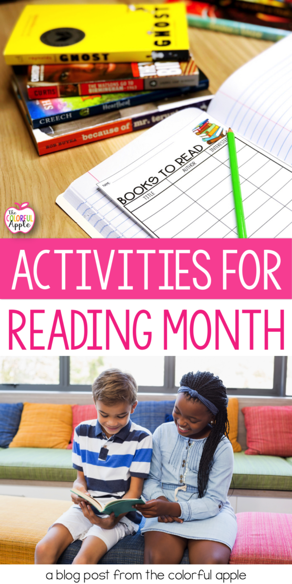 Reading Fun Day Reading Month Activities for the Elementary Classroom