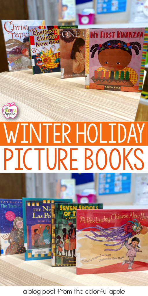 Winter holiday picture books are a great way to share all the different ways students celebrate during the months of December and January.