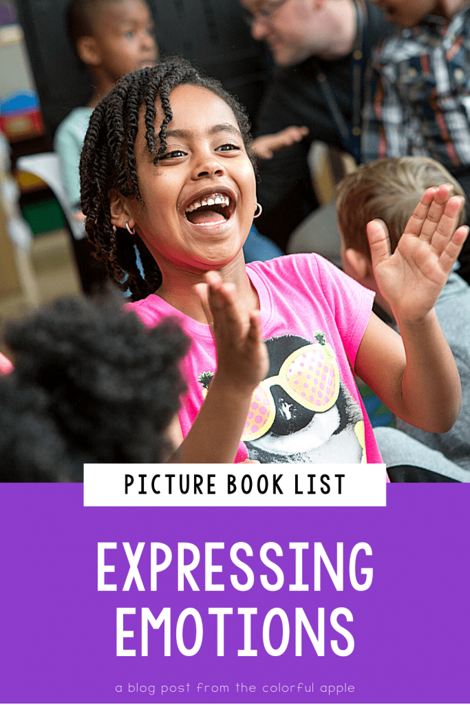 A list of picture books about emotions for kids. Great books to use for Social Emotional Learning in the elementary classroom!