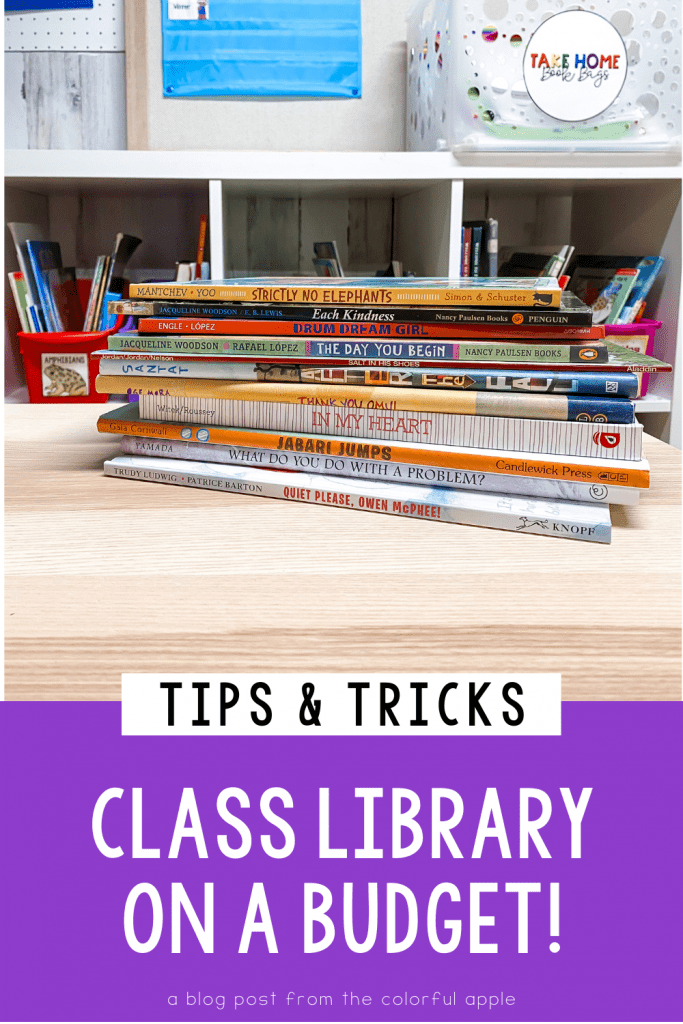 Building a classroom library on a budget can be tricky! We want our students to have access to lots of books, so here are a few tips!