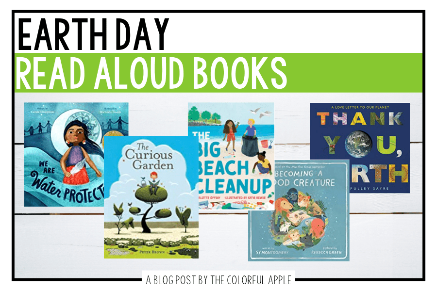 Picture books are a great way to teach students about Earth Day!  These books will inspire and motivate your students to take action!