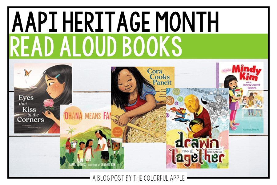 May is Asian American & Pacific Islander Heritage Month. These books are perfect to read aloud in the classroom to celebrate these voices.