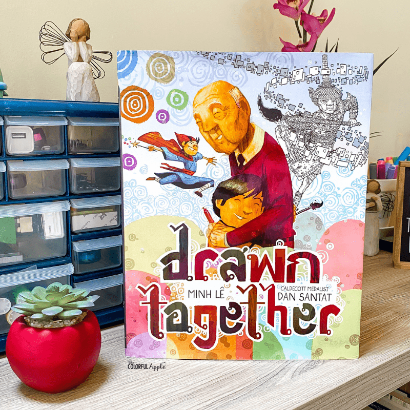 May is Asian American & Pacific Islander Heritage Month. Drawn Together is a great book to read aloud in the classroom to celebrate these voices.