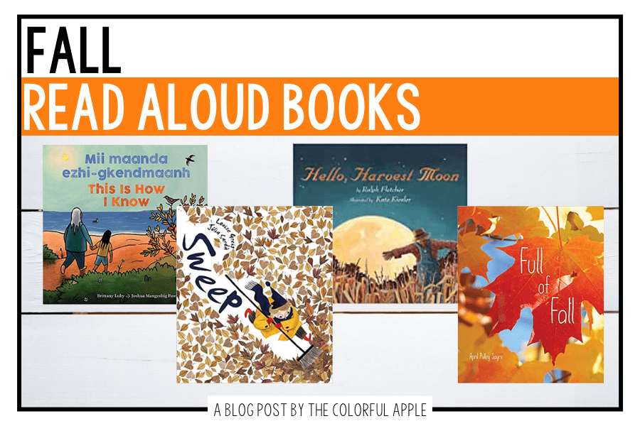 These fall read aloud books are perfect to share in the classroom! Each one celebrates the new season and also has teaching points as well.