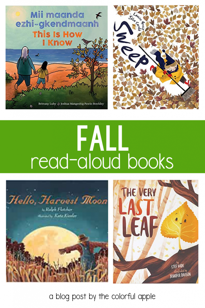 These fall read aloud books are perfect to share in the classroom! Each one celebrates the new season and also has teaching points as well.