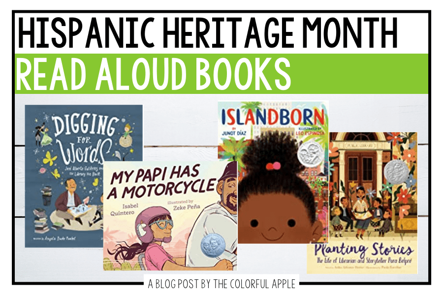 These Hispanic Heritage Month books are perfect for September and October! This list will get you started with some amazing read alouds.