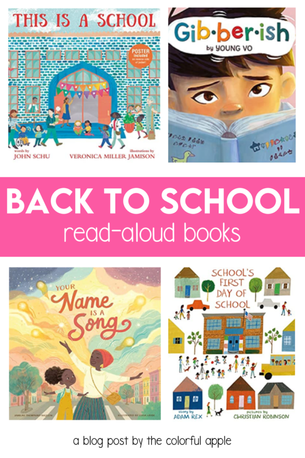 Back to School Read Alouds