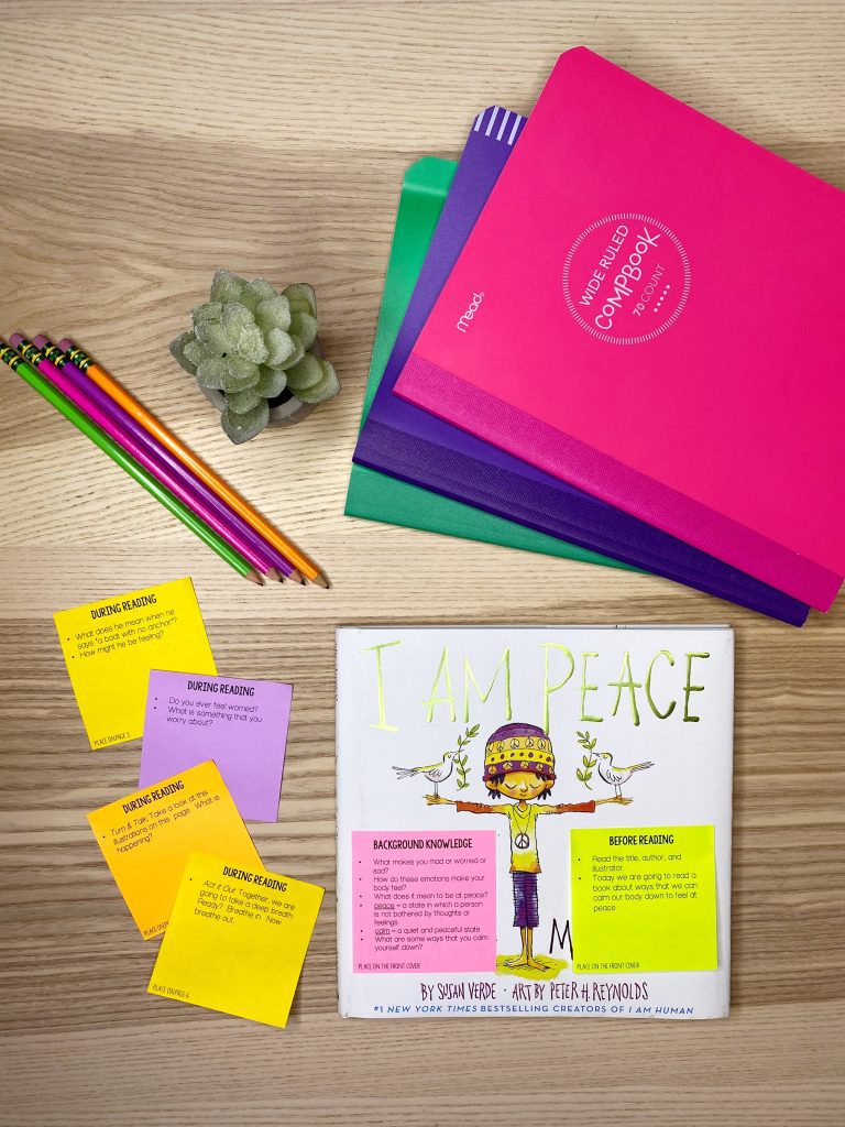 calming strategies with I am Peace