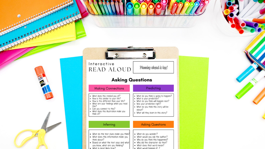 interactive read aloud questions