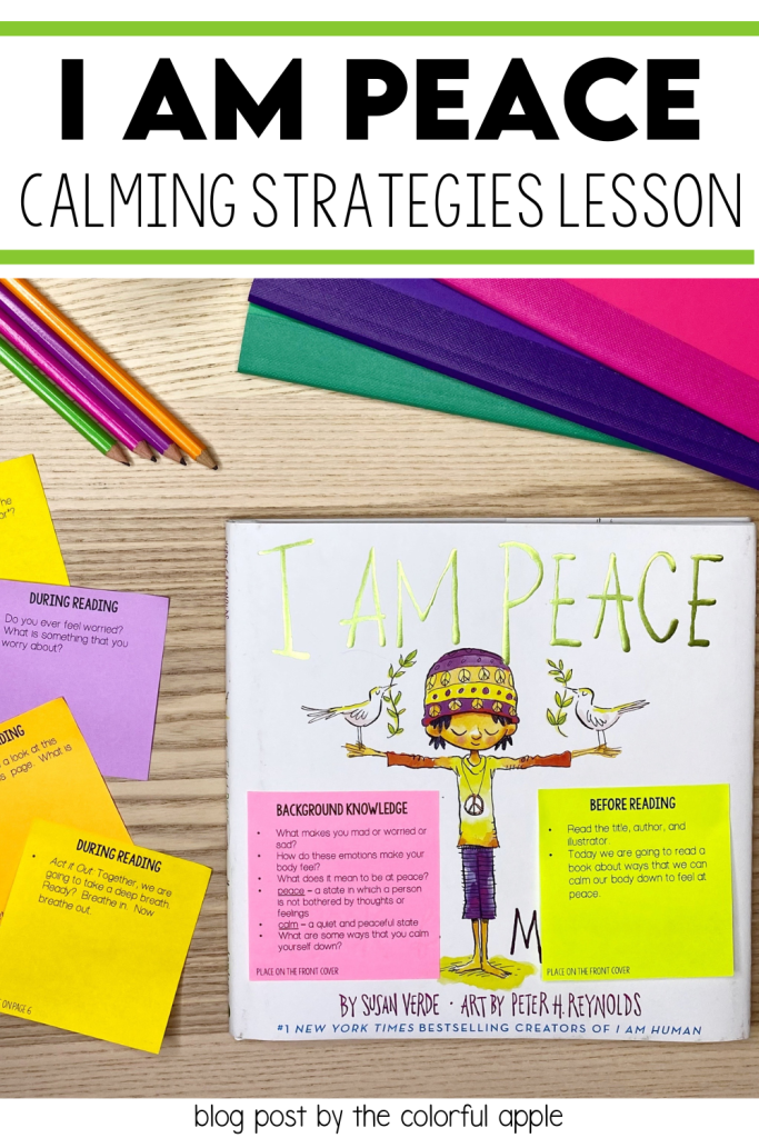 i am peace lesson calming strategies