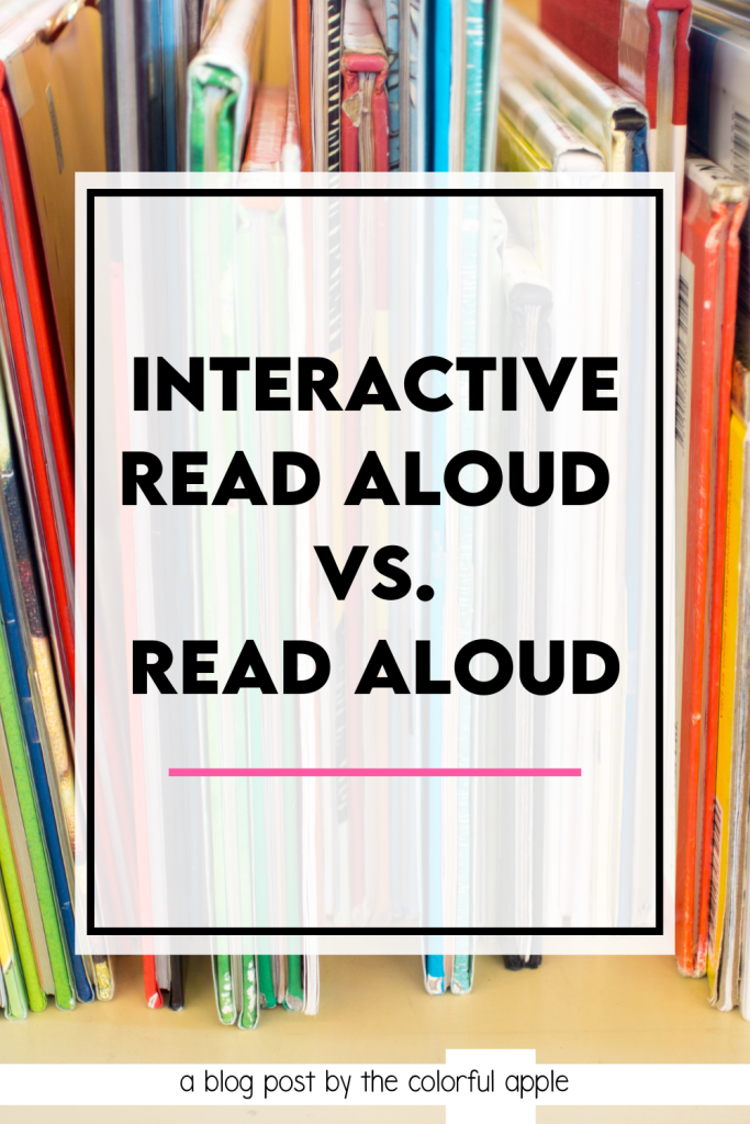 Interactive Read Alouds vs. Read Alouds