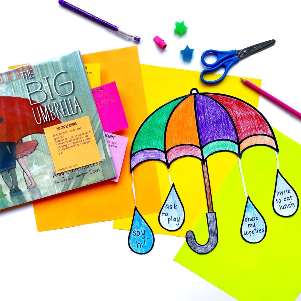 the big umbrella lesson plan