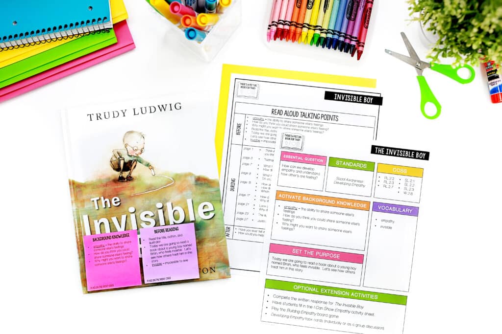 picture books for building community - the invisible boy