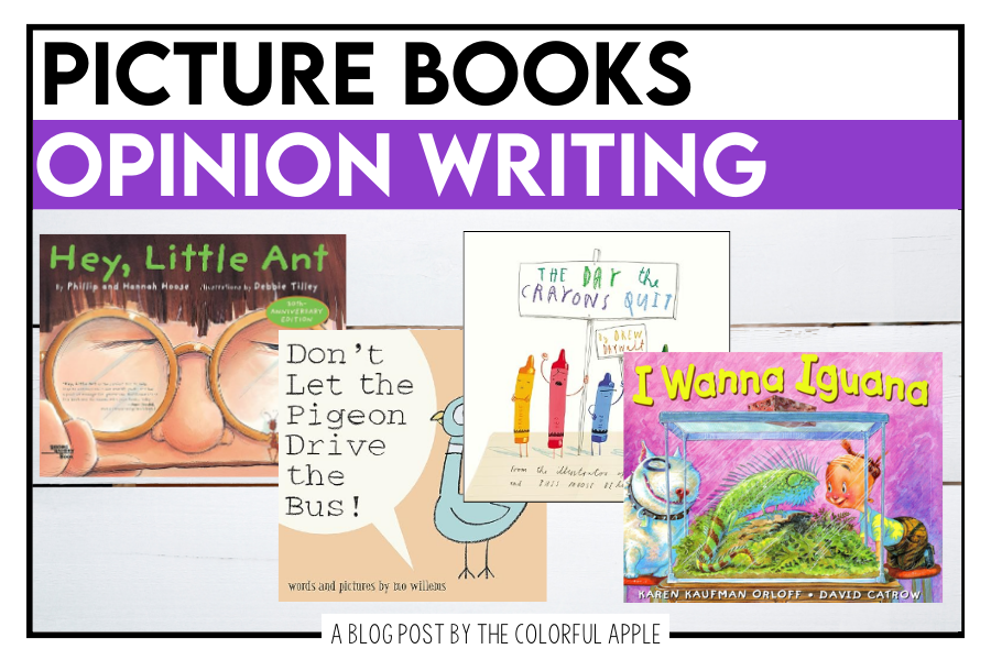 opinion writing mentor texts