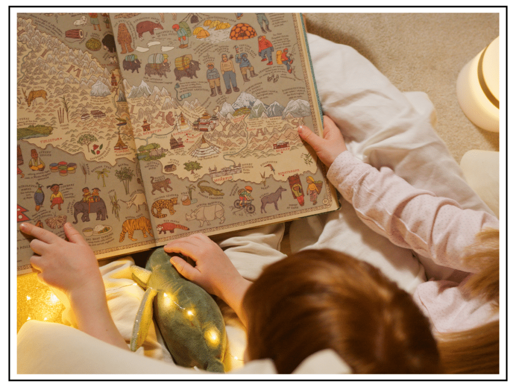 reading week ideas - cozy reading in pjs