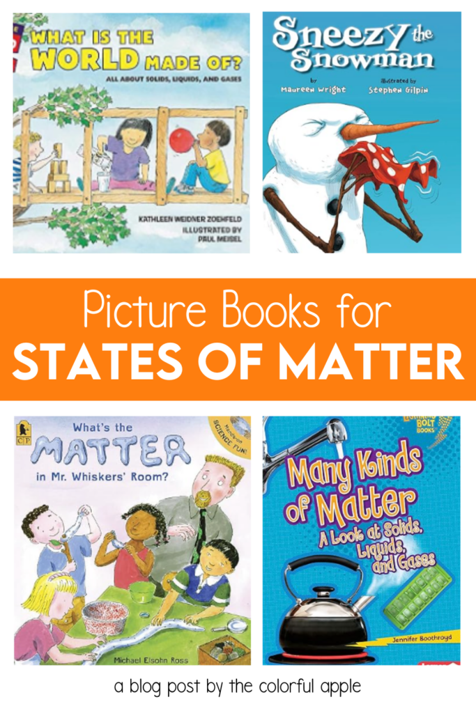 states of matter picture books