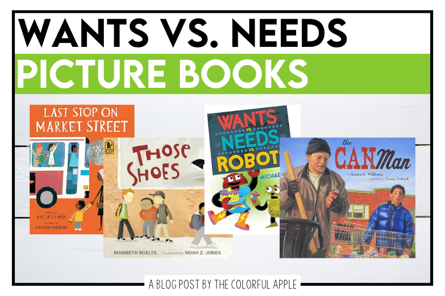 Picture Books to Teach Wants vs. Needs